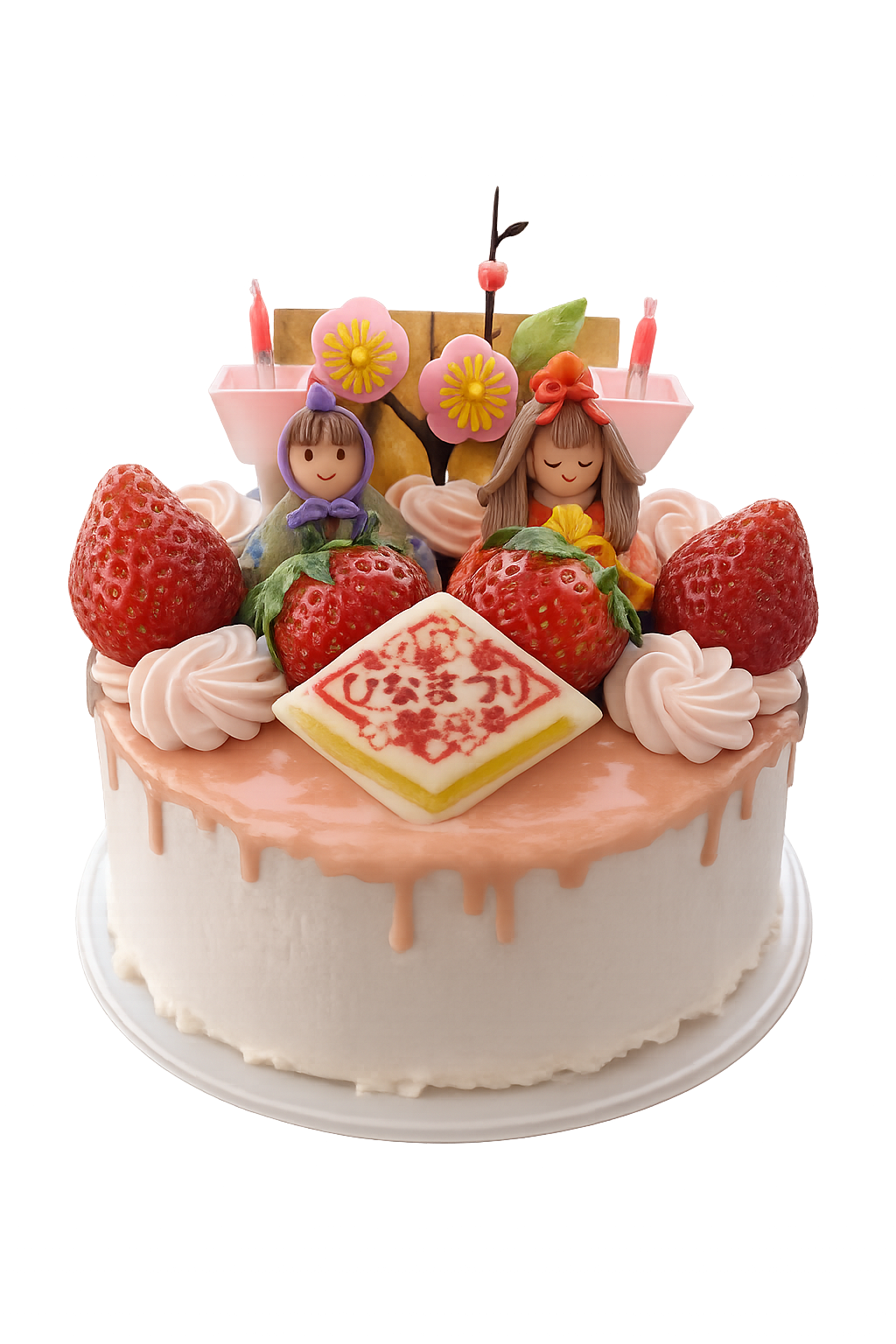 ひな祭り純生クリームデコレーション【5号15cm】