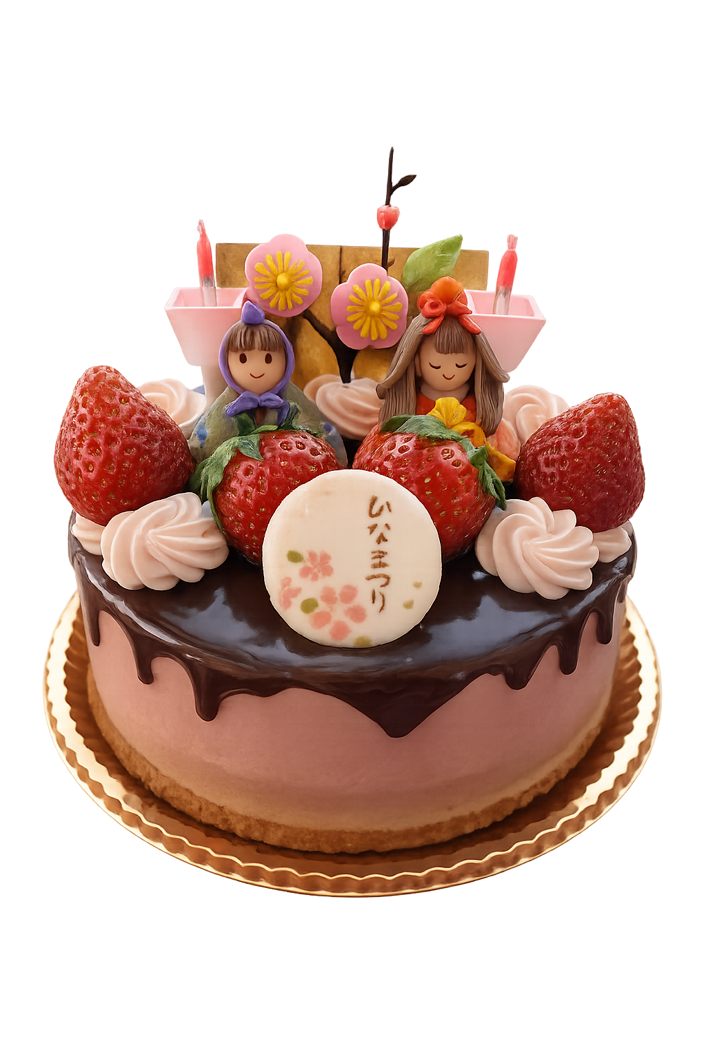 ひな祭り生チョコクリームデコレーション【5号15cm】