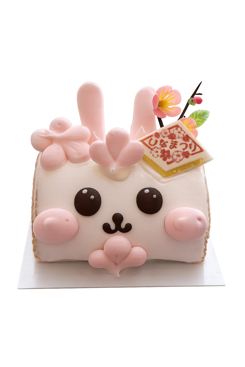 ひな祭りうさぎロール【いちごロール】